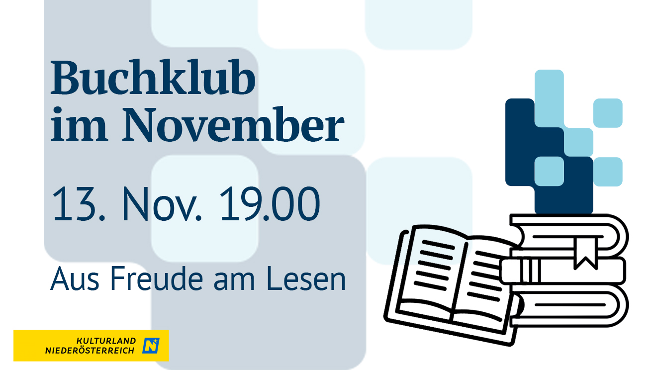 Buchklub im November, Mi, 13.11. 19 Uhr