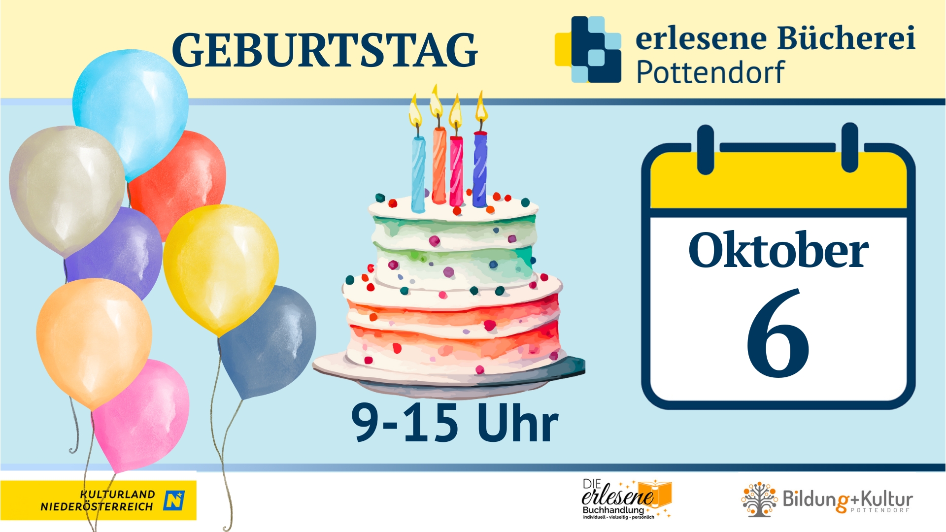 Wir feiern Geburtstag